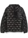 Peuterey Geometric Quilted Down Jacket With Heat-sealed Zippers