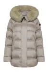 Peuterey Beige Takan Puffer Down Jacket In Beige