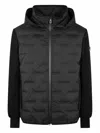 Peuterey Primaloft Hybrid Down Coat In Black