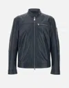 Peuterey Zip-up Bomber Jacket In Blue