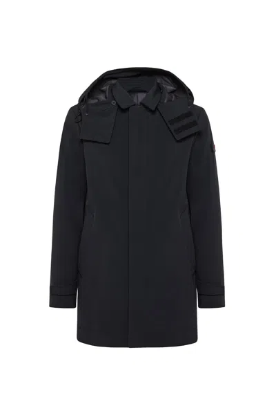 Peuterey Jackets Blue In Black