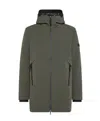 Peuterey Trench Coat In Stretch Nylon