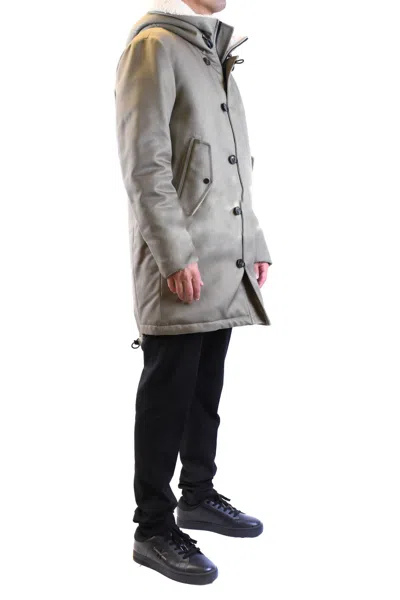 Peuterey Jackets Green In Gray