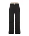Peuterey Classic Tailored Trousers With Straight Leg Cut In Black