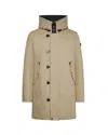 Peuterey Down Parka Ki 03 Beige In Green