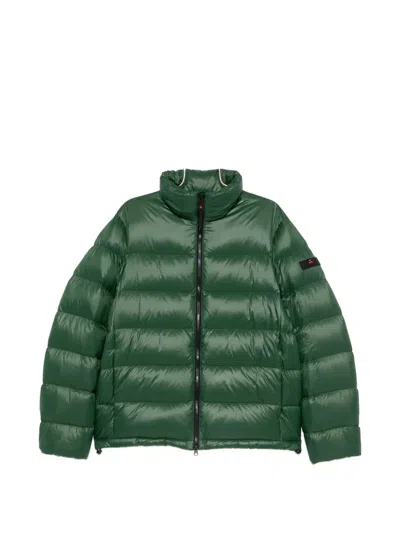 Peuterey Keke Quilted High-neck Coat In Animal Print