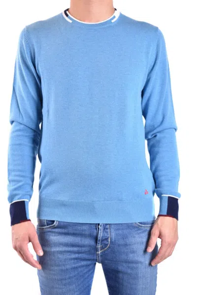 Peuterey Knit Sweater In Soft Blue