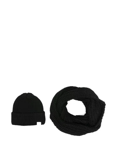 Peuterey Knitted Set In Black