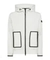 Peuterey Double Fabric Performance Jacket With Black Piping In White