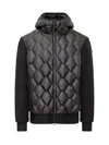 Peuterey Padded-panel Hooded Jacket In Black
