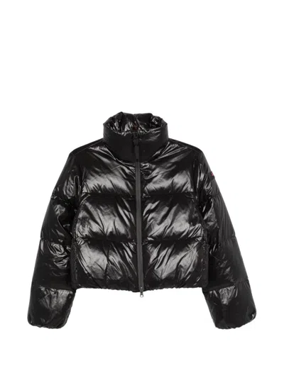 Peuterey Lamine Cropped Down Jacket In Black