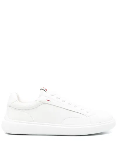 Peuterey Leather Sneakers In White