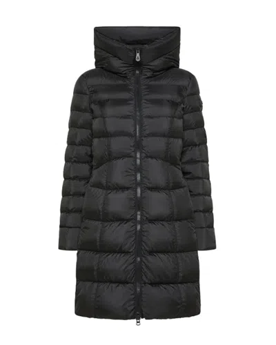 PEUTEREY LEVARIA MQN 02 LONG BLACK DOWN COAT
