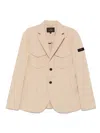 Peuterey Light Beige Jacket With Functional Pockets