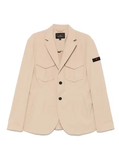 Peuterey Light Beige Jacket With Functional Pockets In ベージュ