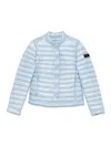 Peuterey Light Blue Down Jacket In Blue