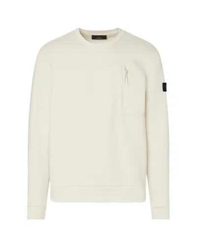 Peuterey Lightweight Knit Sweater For Men In White