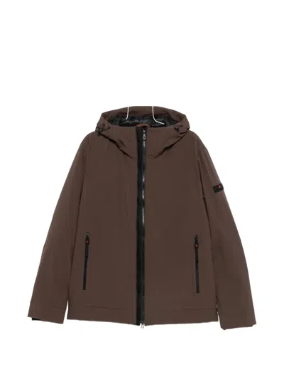 Peuterey Loge Hooded Zip-up Jacket In Multi