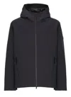 Peuterey Man Jacket Navy Blue Size Xl Polyamide In Blue