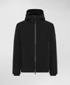 Peuterey Versatile Black Jacket With Detachable Lining In Nero