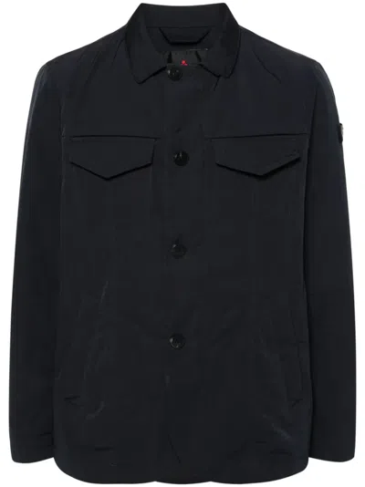 PEUTEREY LOGO-APPLIQUÉ SHELL JACKET