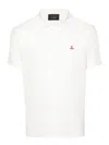 Peuterey Mezzola White Piquet Polo In White