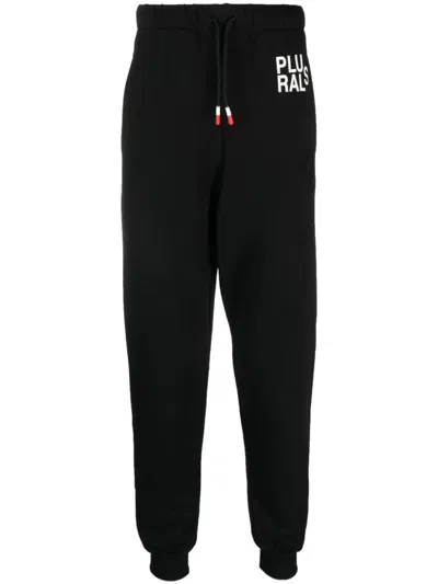 Peuterey Logo Cotton Sweatpants In Black