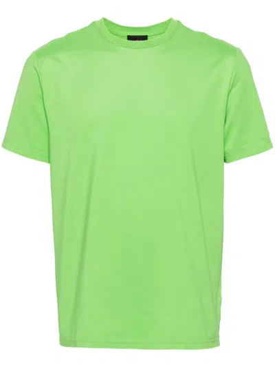 Peuterey Logo Cotton T-shirt In Green