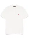 Peuterey Logo-embroidered Polo Shirt In White