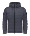 Peuterey Logo-patch Padded-design Jacket In Black