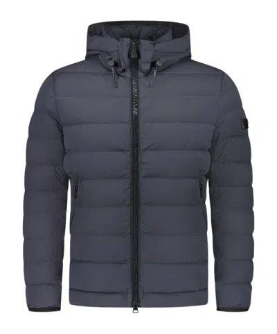 Peuterey Logo-patch Padded-design Jacket In Black