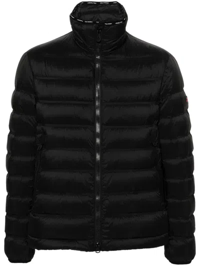 Peuterey Logo-patch Padded Jacket In Blau