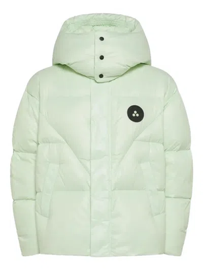 PEUTEREY LOGO-PATCH PADDED JACKET