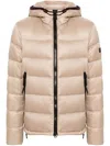 Peuterey Logo-patch Padded Jacket In Neutrals