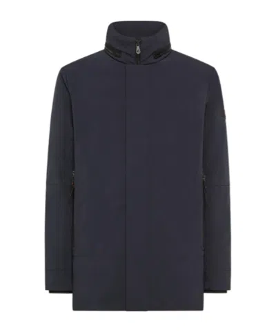 PEUTEREY PEUTEREY LOGO PATCH PULL-OUT HOOD JACKET