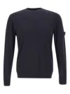 Peuterey Logo-patch Ribbed Sweater In Black
