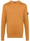 Peuterey Logo-patch Sweater In Brown