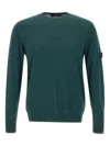 Peuterey Logo-patch Sweater In Green