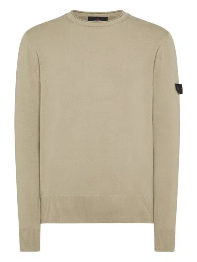 Peuterey Logo-patch Sweater In Neutral
