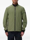 Peuterey Logo-patch Zip-up Bomber Jacket In Gray