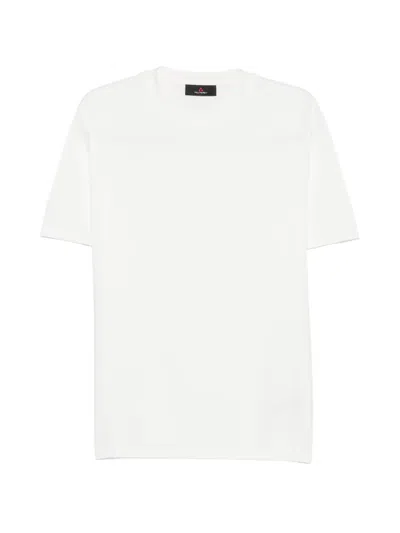 Peuterey Logo-print Short-sleeve T-shirt In White