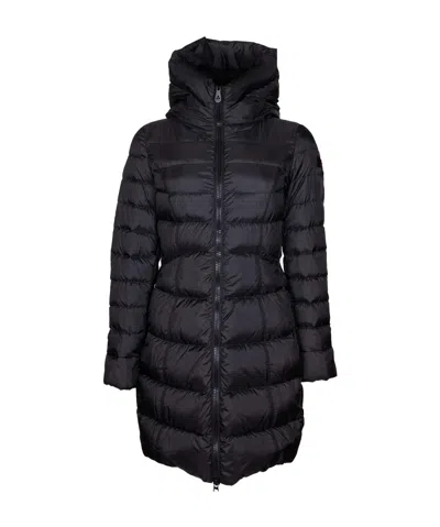 Peuterey Long Down Jacket In Black