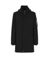 Peuterey Long Sleeve Hooded Jacket In Black
