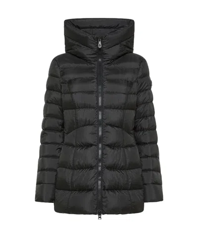 Peuterey Long-sleeved Cotton Jacket In Black