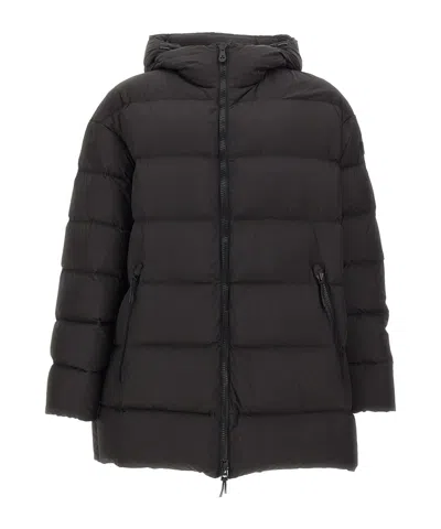 Peuterey Restone Hooded Puffer Coat In Gray