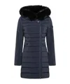 Peuterey Polyamide Seriola Down Jacket In Blue