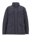 Peuterey Long-sleeved Down Jacket In Red