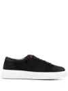 Peuterey Low-top Suede Sneakers In Blau