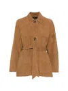 Peuterey Brown Solid Jacket In Brown