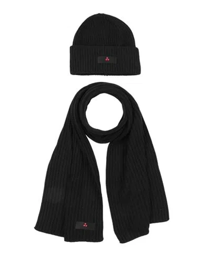 Peuterey Man Accessories Set Black Size M Polyamide, Viscose, Wool, Cashmere